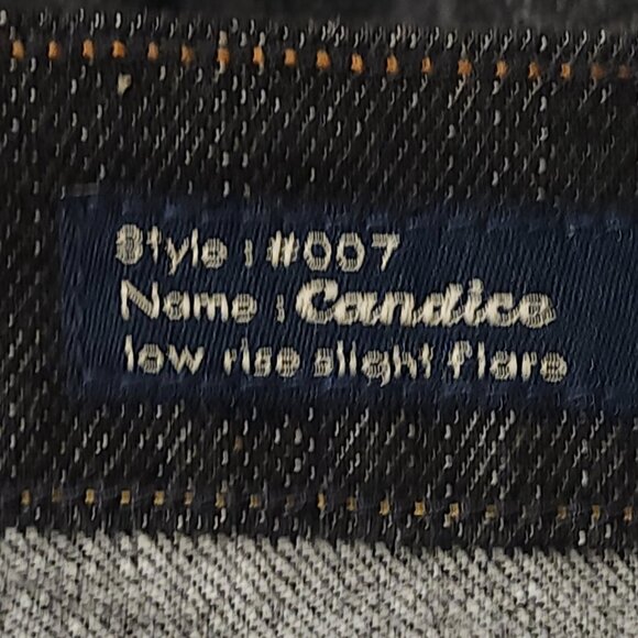 Sacred Blue jeans made in Los Angeles wiskered dark blue color size 26 NWT # 102 - Picture 9 of 9